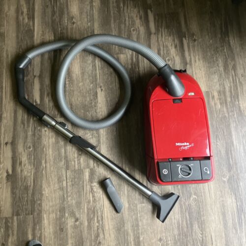 Miele Flamenco II Bagged Canister Vacuum Cleaner S251i w/ Hose  Wand  Attachme