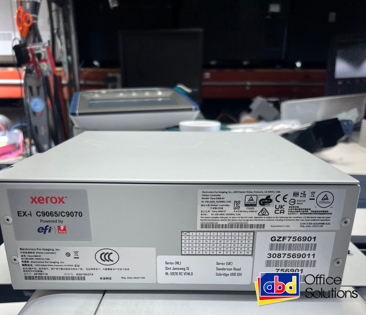 Xerox EX-i C9065 C9070 EFI Integrated Fiery Controller for Xerox EX-i C9065 C9070 EFI Integrated Fiery Controller for