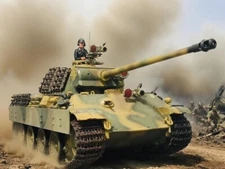 Custom 1:18 side-skirt armor plates for 21st century toys German Panther tank