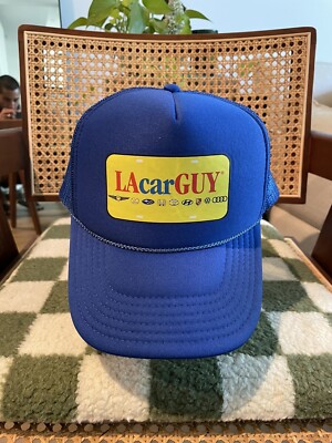 NWOT OS Royal Blue Snapback Trucker Hat 