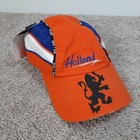 NEW Robin Ruth Holland Spellout Hat Adjustable Orange