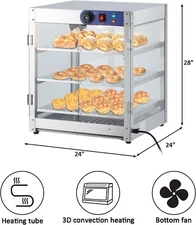 Commercial Food Warmer Display Countertop Pastry Warmer Pizza Warmer Cabinet