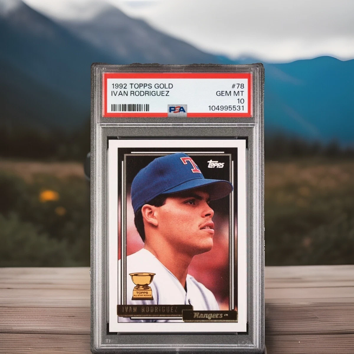 Ivan Rodriguez 10 Graded Baseball Sports Trading Cards