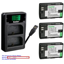 Kastar Battery LZD2 Charger for Canon LP-E6 LP-E6N LC-E6  Canon EOS 80D Camera