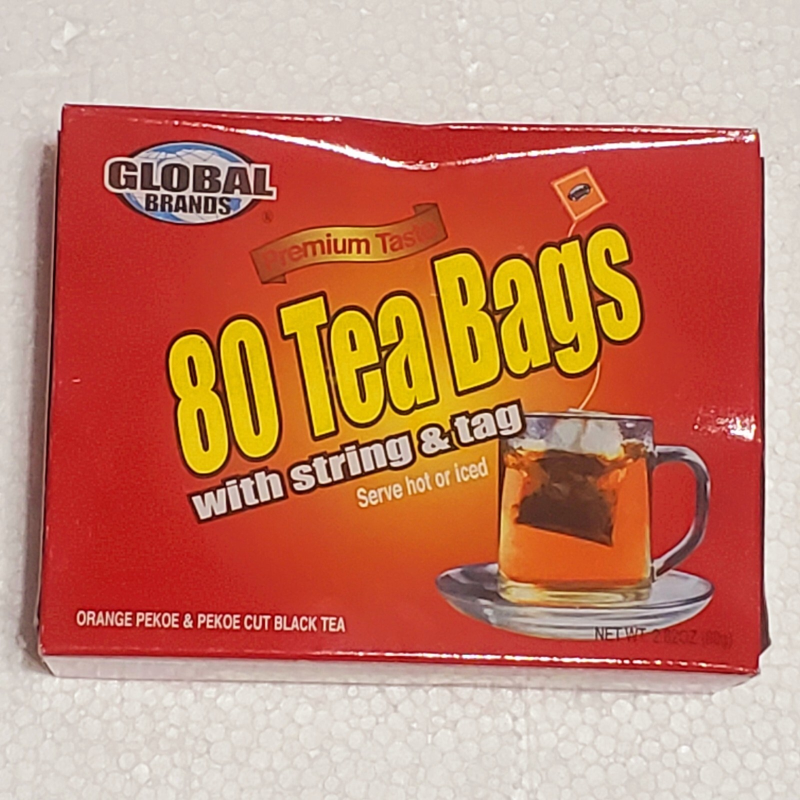 Global Brands Orange Pekoe & Pekoe Cut Black Tea 80 Bags. eBay