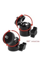 1/4" Hot Shoe Mini for Head Flash Bracket Holder Mount Screw For Camera 2pack