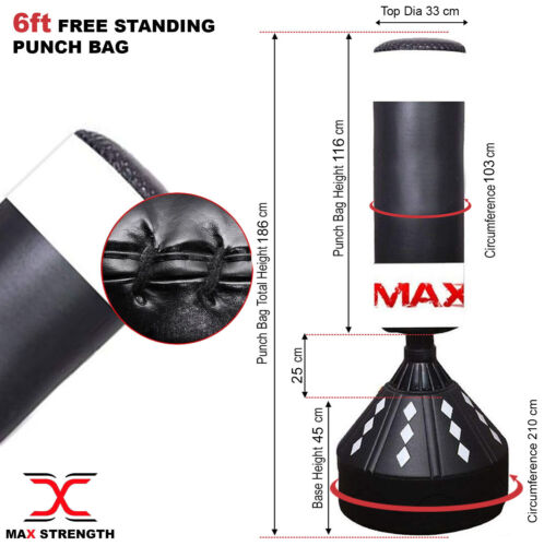 Free Standing Boxing Punching Bag Stand Kick Heavy MMA Martial Art Training - Picture 105 of 178