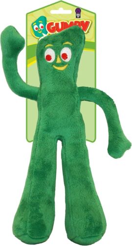 Multipet Gumby Plush Filled Dog Toy, Green, 9 inch (Pack of 1) - Picture 2 of 6