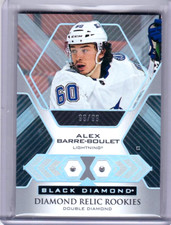 ALEX BARRE-BOULET 2021-22 BLACK DIAMOND  DOUBLE ROOKIE RELIC #ed 99/99 OMEGA!
