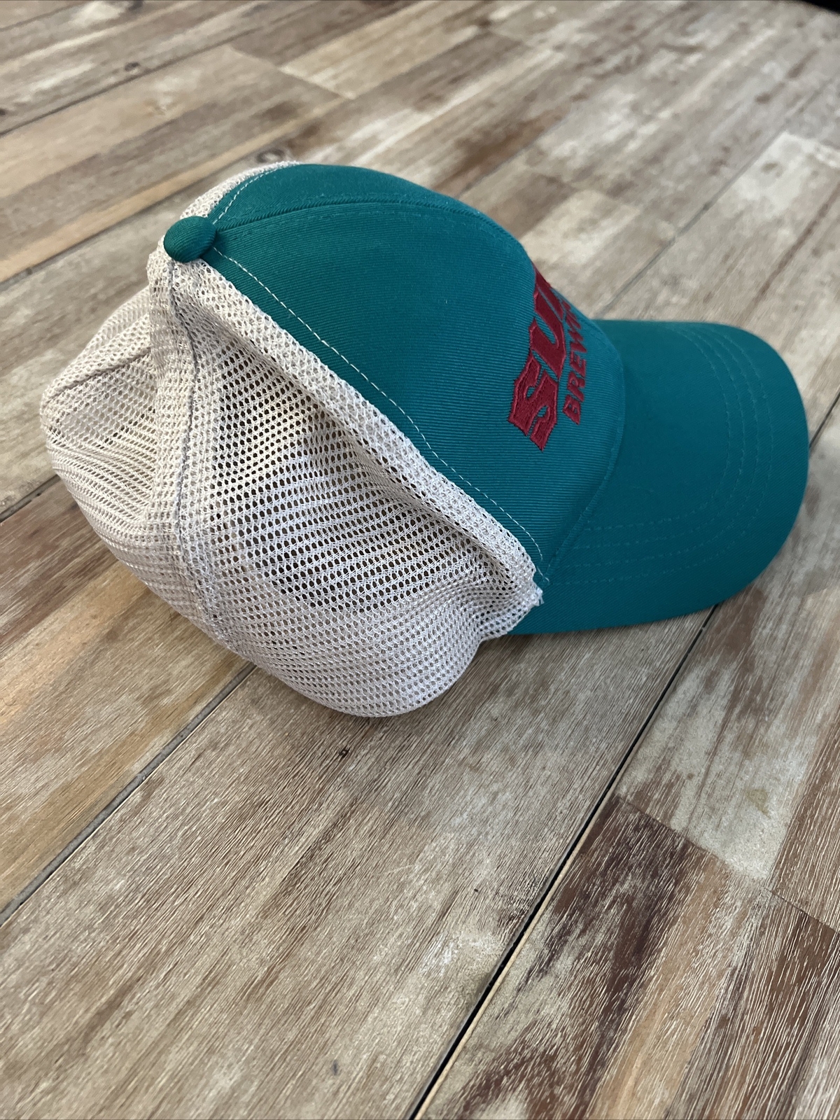 Surly Brewing Hat Snap Back Adjustable Green/Red … - image 4