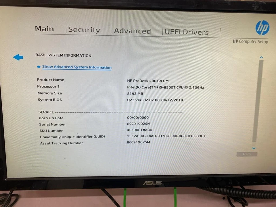 HP ProDesk 400 G4 MINI PC - i5-8500T - 16GB RAM - 240GB SSD (OFFERS WELCOME) - Image 2 of 4