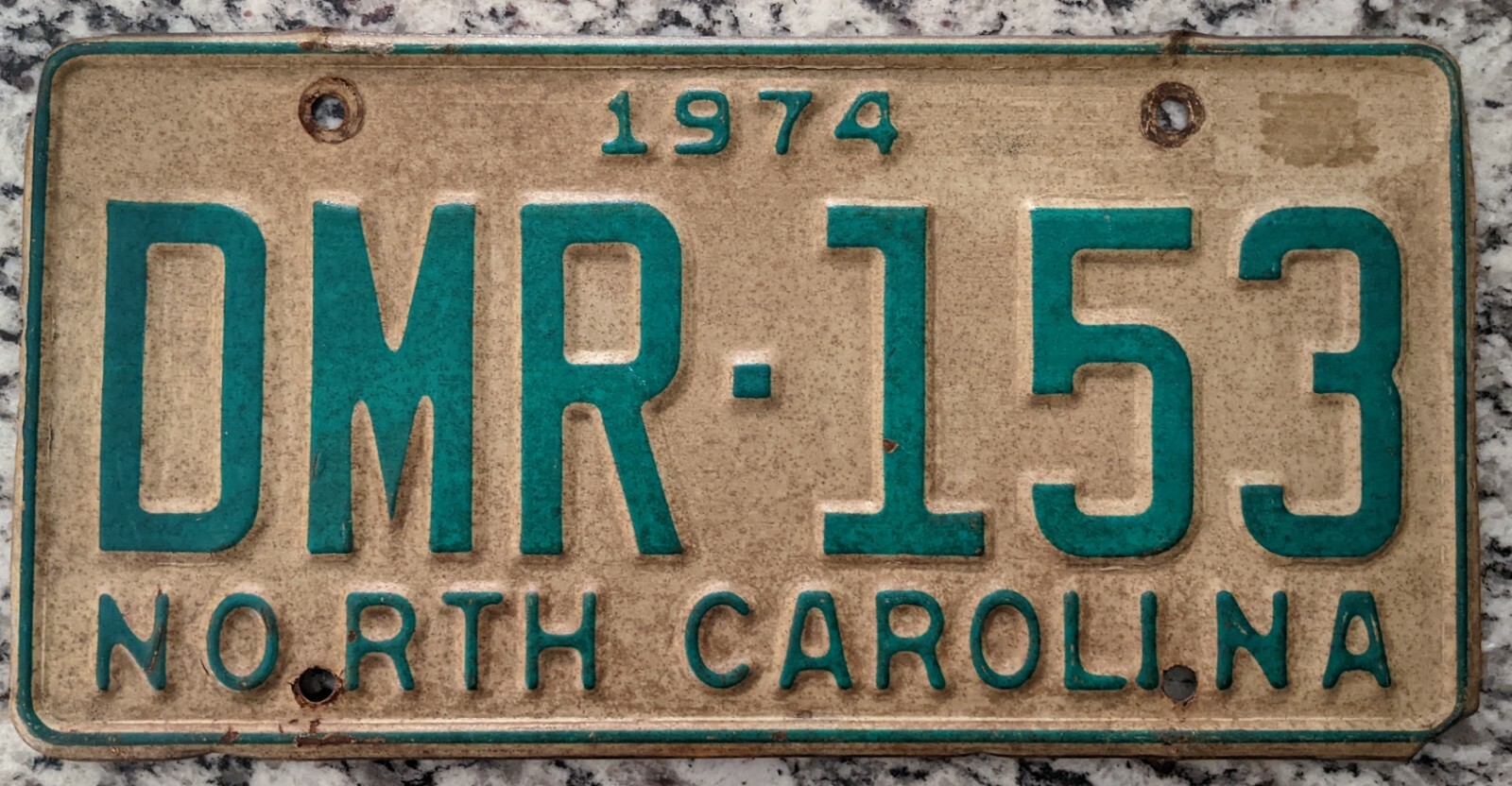 1974 NORTH CAROLINA NC LICENSE PLATE TAG DMR153 ORIGINAL, VINTAGE, RARE eBay