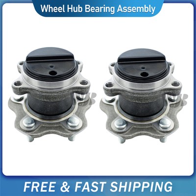 Pair Rear Wheel Bearing Hub Assembly for 2011-2016 Nissan Juke & 2011-2012 LEAF