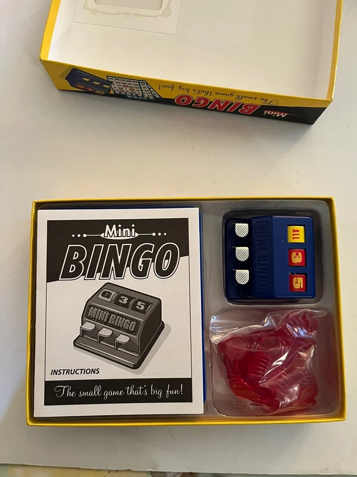 Thinkfun Mini Bingo Game-complete with Automatic Number Selector-ages 6-up - Image 4 of 4