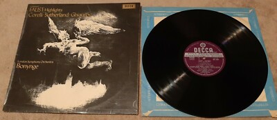 Gounod Faust Highlights UK import LP Corelli Sutherland 1970 Decca SET 431 ex