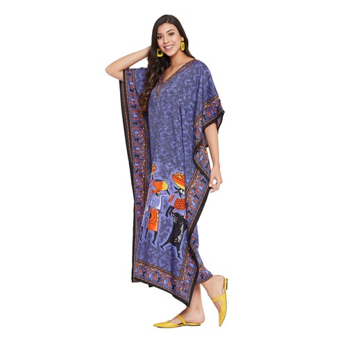 Abito maxi donna caftano lungo taglia taglie forti kimono boho caftano regalo di Natale - Foto 260 di 604