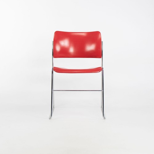 1970s 40/4 Chairs in Red Steel by David Rowland for General Fireproofing Co. - Picture 12 of 12