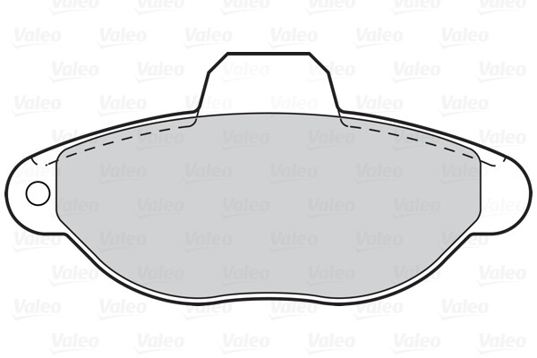 Plaquettes de frein Valeo 302110 pour frein à disque d'essieu avant d'automobile