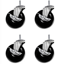 Seville Classics Work Table Casters Wheels, Set of 4 - NEW