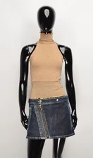 Celyn B Y2K Mesh Sparkle Turtleneck Coquette Italian Top Size S?