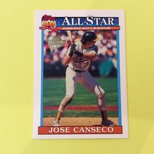 2003 Topps All-Time Fan Favorites Jose Canseco Oakland Athletics