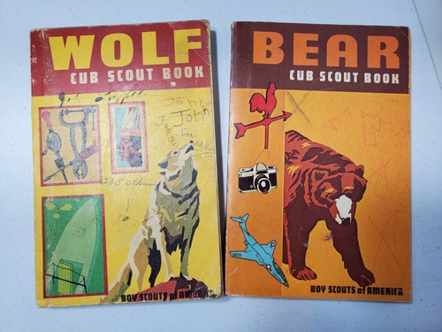 Vintage 1967 World And Bear Boy Scouts Books
