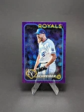 2024 Topps Update Series - John Schreiber #US60 Purple Holo Foilboard /799 (RC)