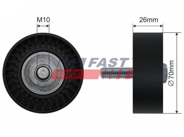 Spannrolle Keilrippenriemen Fast FT44530 FüR A04 Astra Opel Caravan Combo X12 CC-image