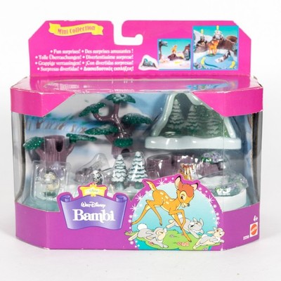 NEU UND VERPACKT Mattel 1998 Mini Collection Polly Pocket Disney Bambi Fun Surprises Set