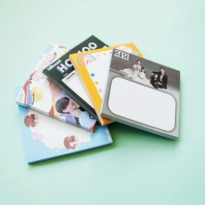 Personalize 3 Inch Square Sticky Notes 75mm Full Color Printed Memo Pads
