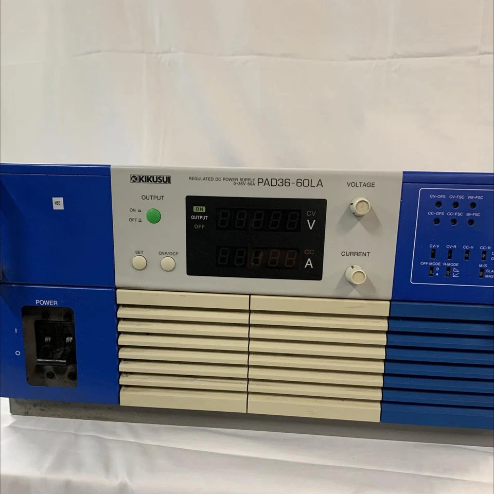 Kikusui PAD36-60LA Power Supply, In 200VAC, Out 0-36VDC 60A 4.3 kVA  - Image 3 of 4