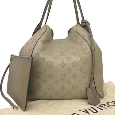 EGA Louis Vuitton Monogram Mahina Hina MM Leather Shoulder Bag w/Pouch*/7BK0827