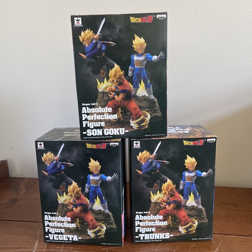 Dragon Ball Z - Juego de figuras de perfección absoluta - Goku, Vegeta, Trunks DBZ EE. UU. - Imagen 2 de 2
