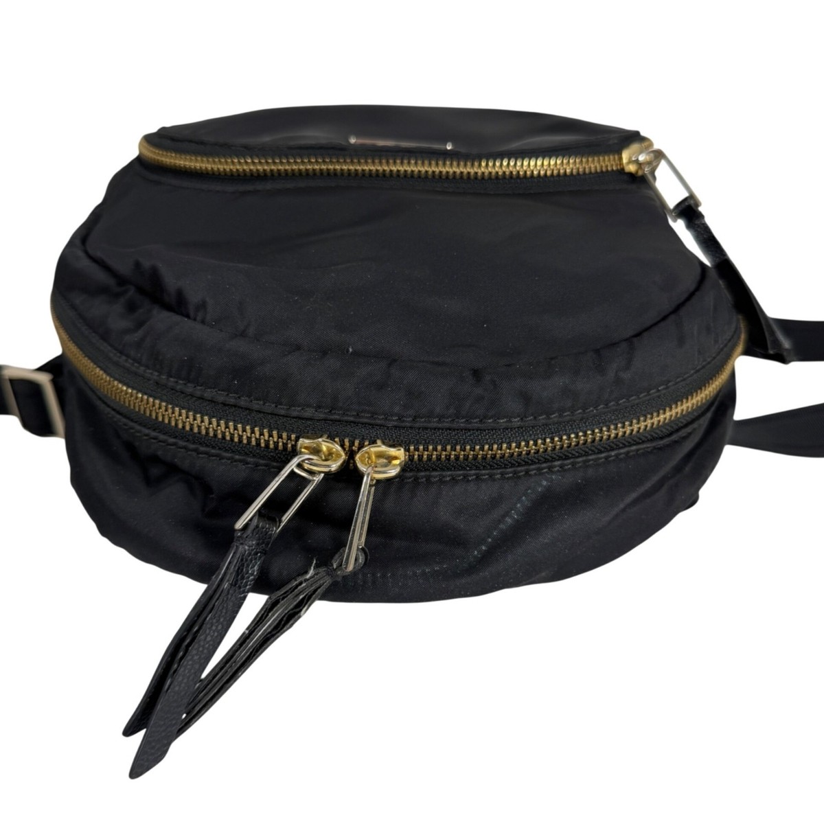 Kate Spade New York Black Nylon Backpack Pockets Adjustable 