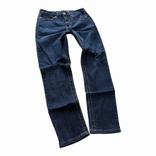 Seven 7 Jeans Womens Tummyless Size 12 Stretch Dark Wash Skinny 0811