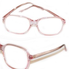 Jelly Readers Reading Glasses REAL GLASS Lens Women's Classic Pink Frame 2.25
