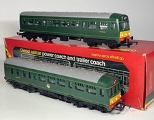 Vintage Hornby R157 BR Met Cam 2 Car Diesel Multiple Unit BR Green - OO Gauge