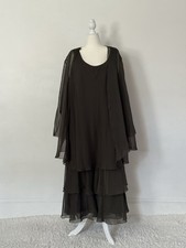 Mon Cheri Dark Green  Beautiful  Layered Dress Sets Size Plus