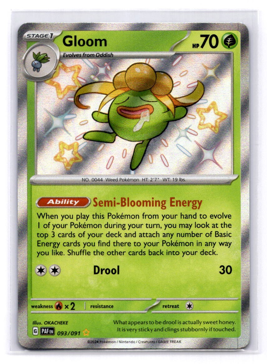 Gloom Shiny Rare SV: Paldean Fates 093/091 LP-NM