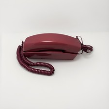 Vintage Spectra-Phone Trim Line Princess Push-button Telephone Mauve Pink Plum