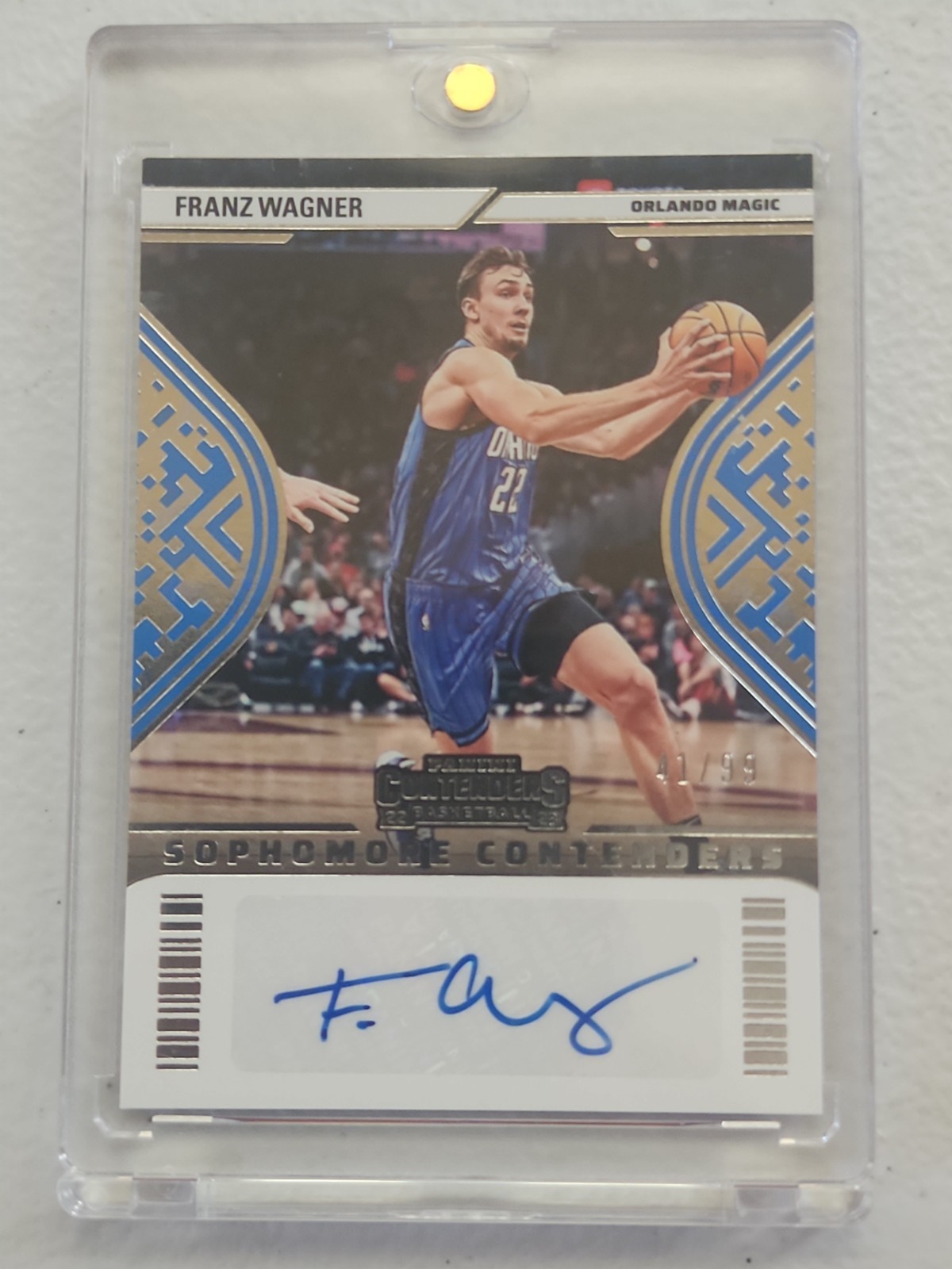 2022-23 Panini Contenders - Sophomore Contenders Autographs Franz Wagner...