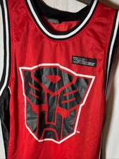 Transformers Optimus Prime Basketball Jersey - Headgear Classics - LARGE NEW