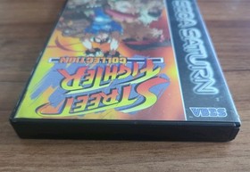 Street Fighter Collection for Sega Saturn PAL complete with manual by Capcom