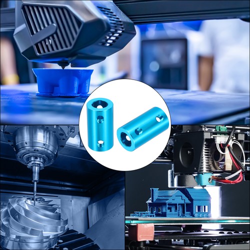 Giunto vite 8mm L25x14mm blu 5pz  - Foto 6 di 6