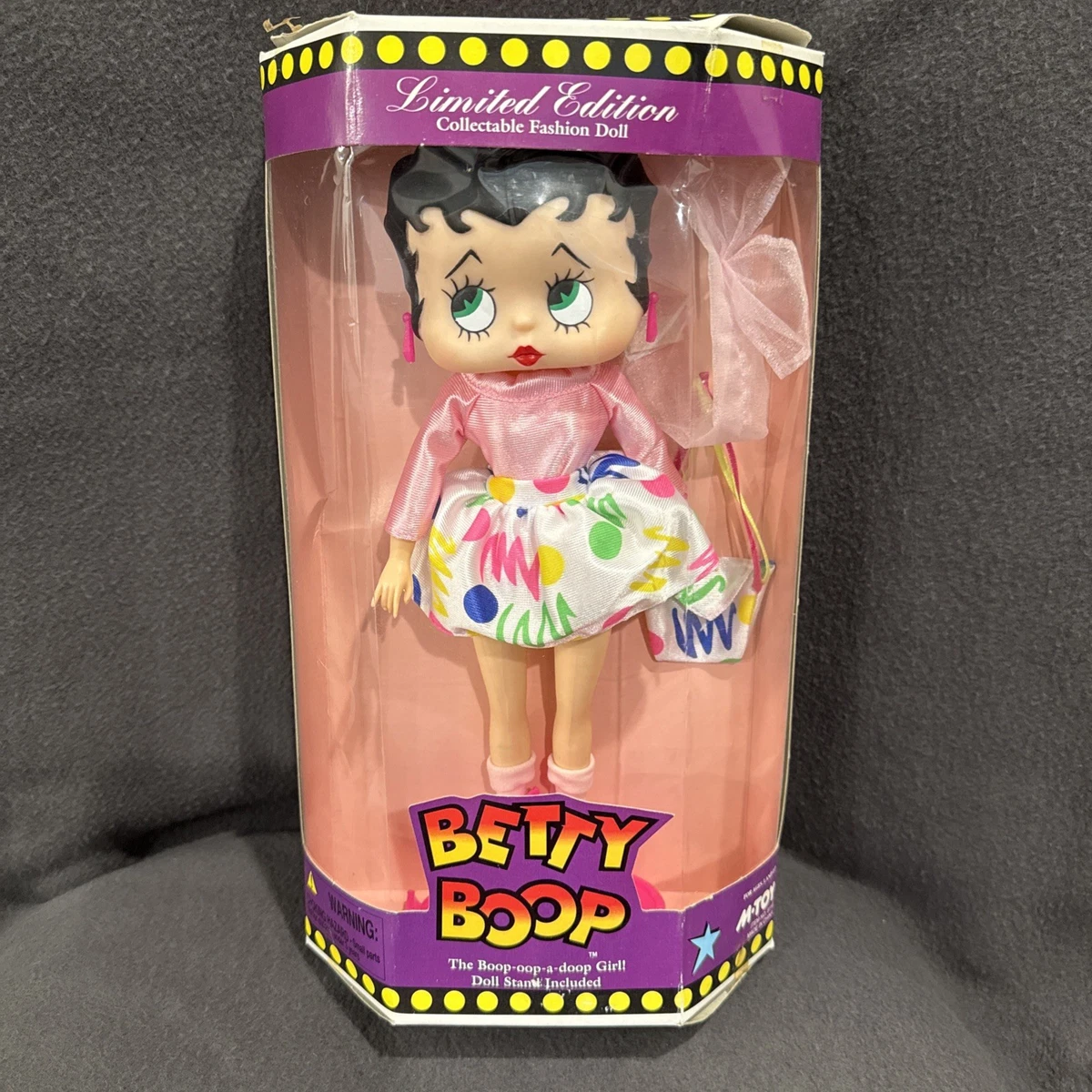 Poupée Betty Boop Filtoys – Édition Française 1986 – Dans Sa Boîte