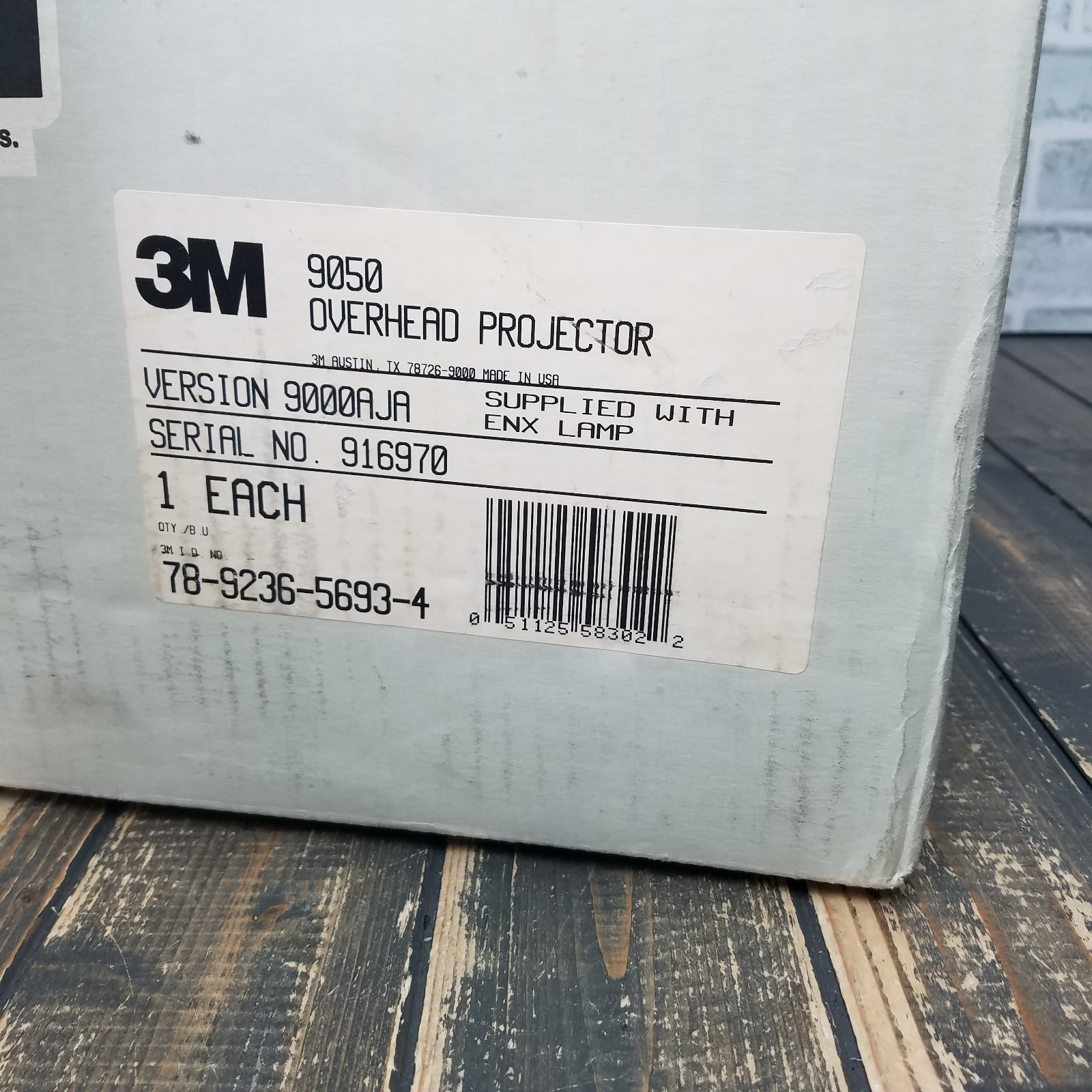 3M 9050 Overhead Transparency School Work Office Projector 9000AJA with BOX