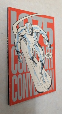 1975 COMIC ART CONVENTION NYC PROGRAM BOOK SILVER SURFER JACK KIRBY COVER!