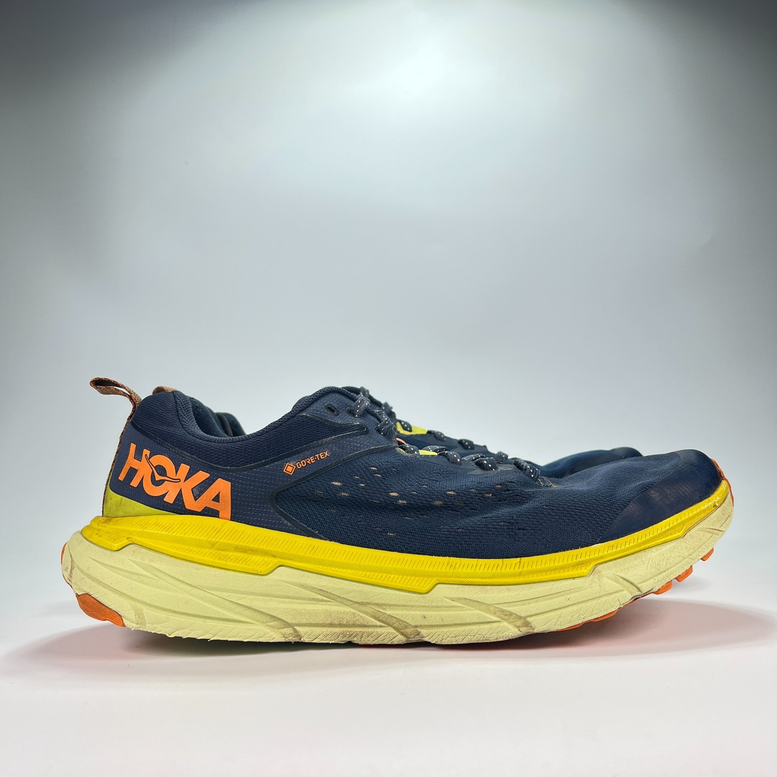 Hoka One One Challenger ATR 6 GTX Navy Blue Trail Running Shoes Men’s Size 12.5