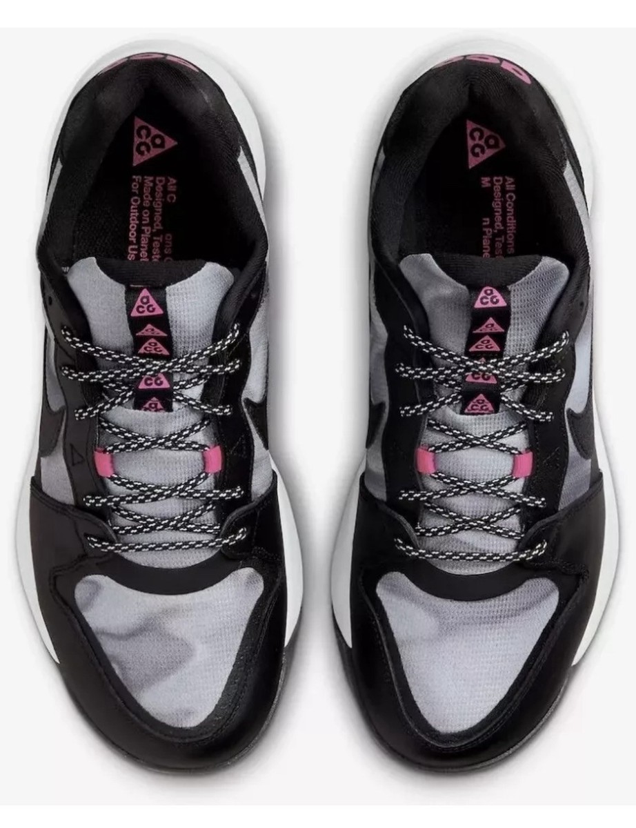 Nike ACG Lowcate SE Trail Shoes Black Pink Gray nby Mens  display picture 2