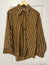 Vintage 70s Striped Button Up Shirt